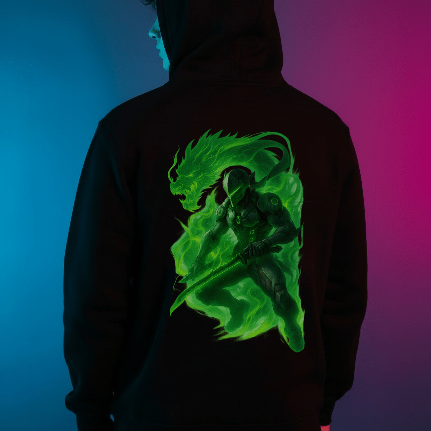 π Genji | Cyberborn Hoodie - essentiarealm