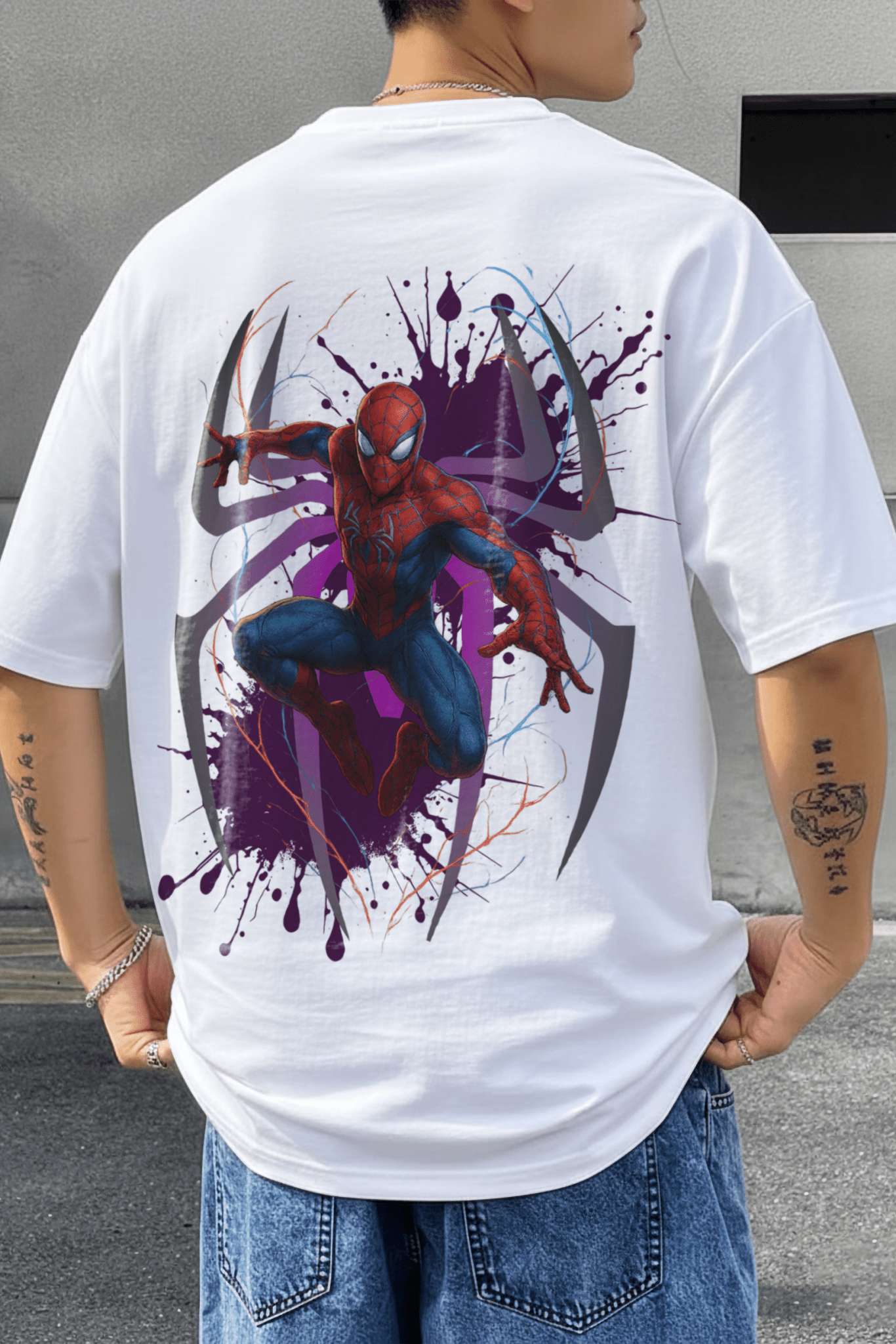 Spider man Unisex Heavy Cotton Tee - essentiarealm
