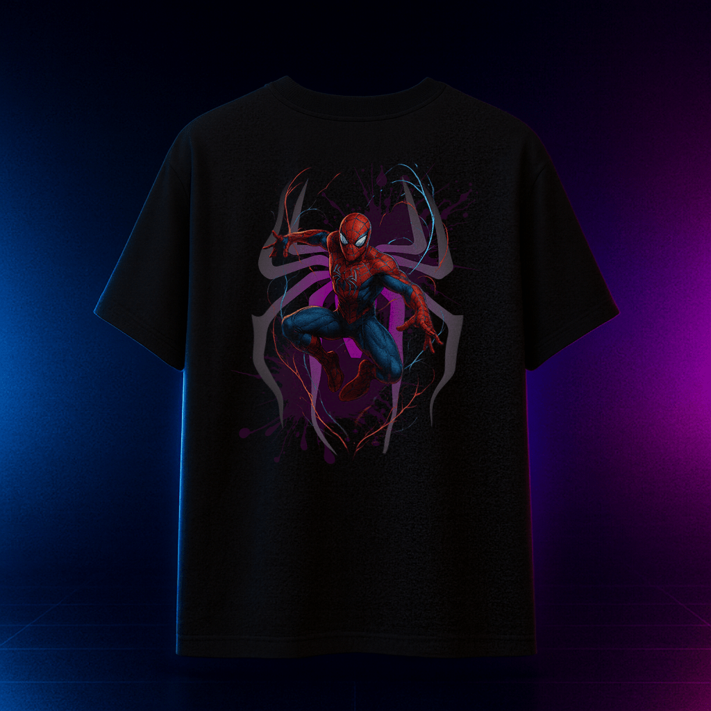 Spider man Unisex Heavy Cotton Tee - essentiarealm