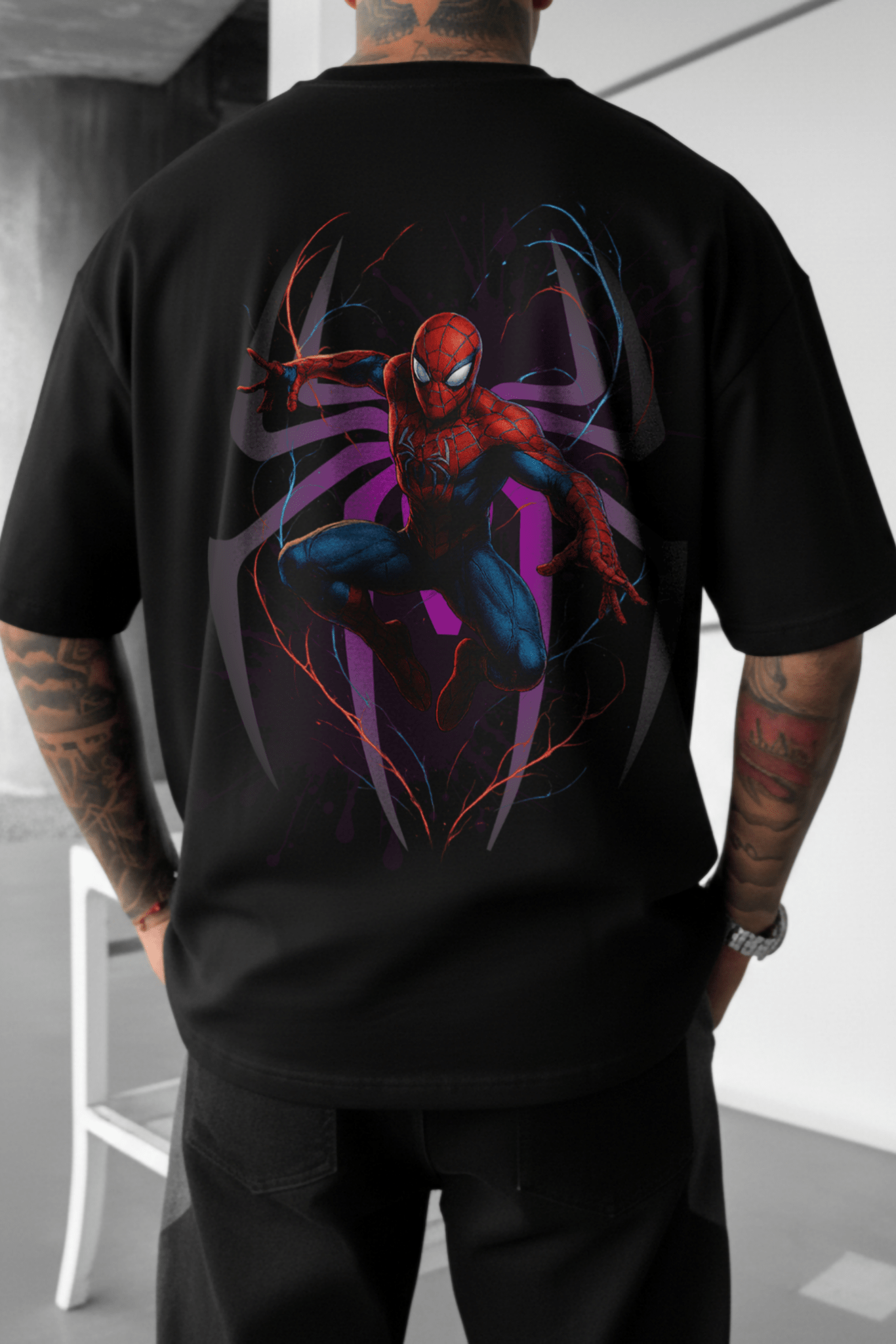Spider man Unisex Heavy Cotton Tee - essentiarealm