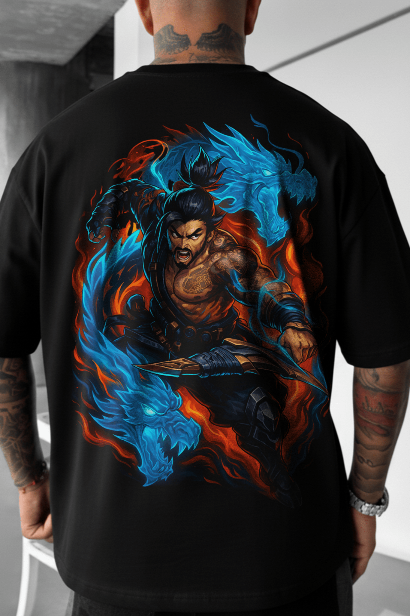 Hanzo Unisex Heavy Cotton Tee - essentiarealm