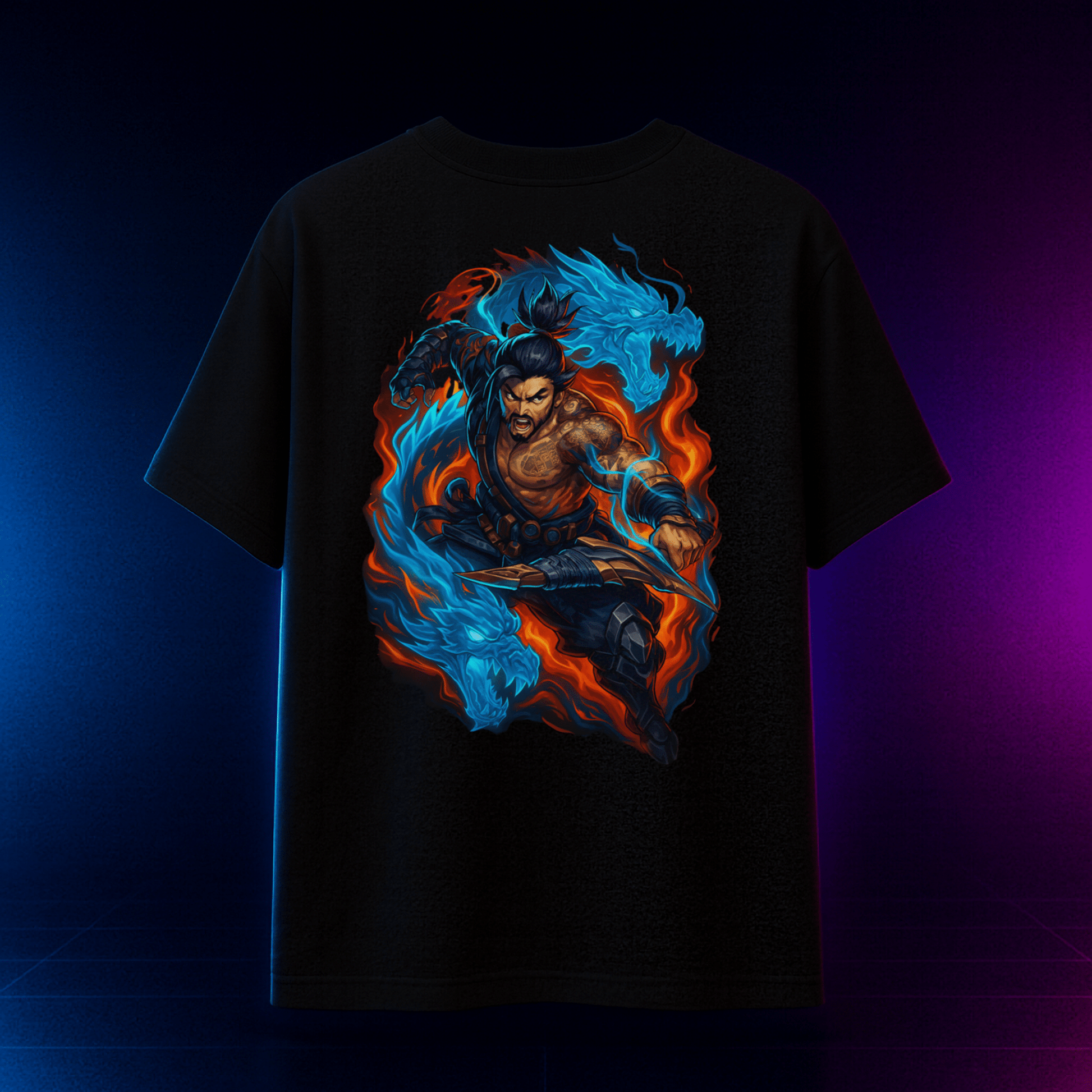 Hanzo Unisex Heavy Cotton Tee - essentiarealm