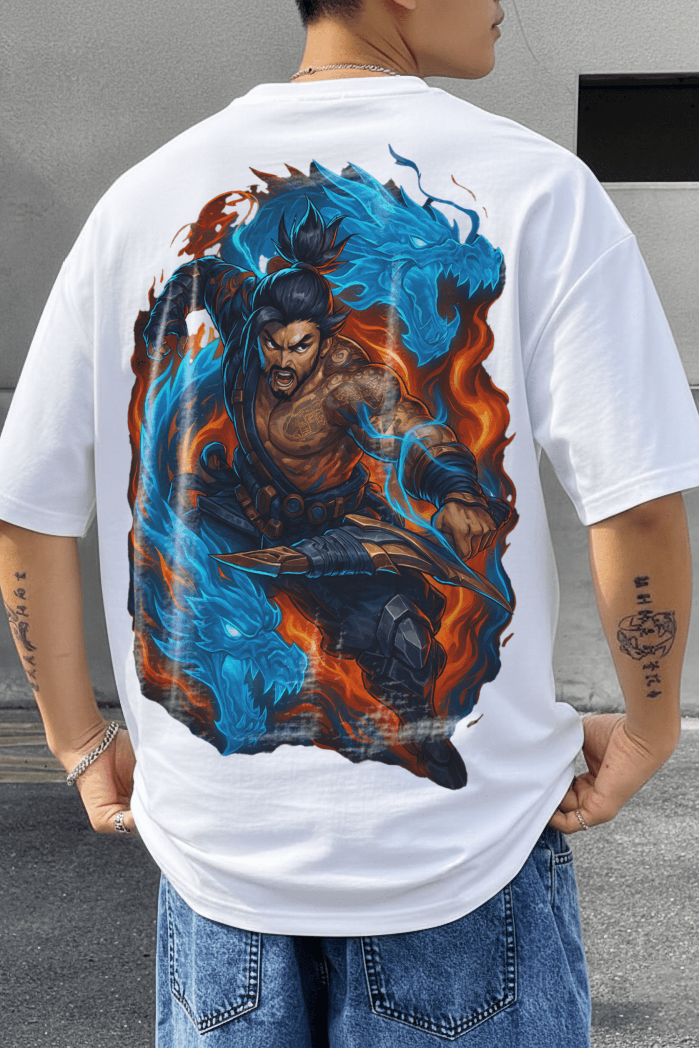 Hanzo Unisex Heavy Cotton Tee - essentiarealm