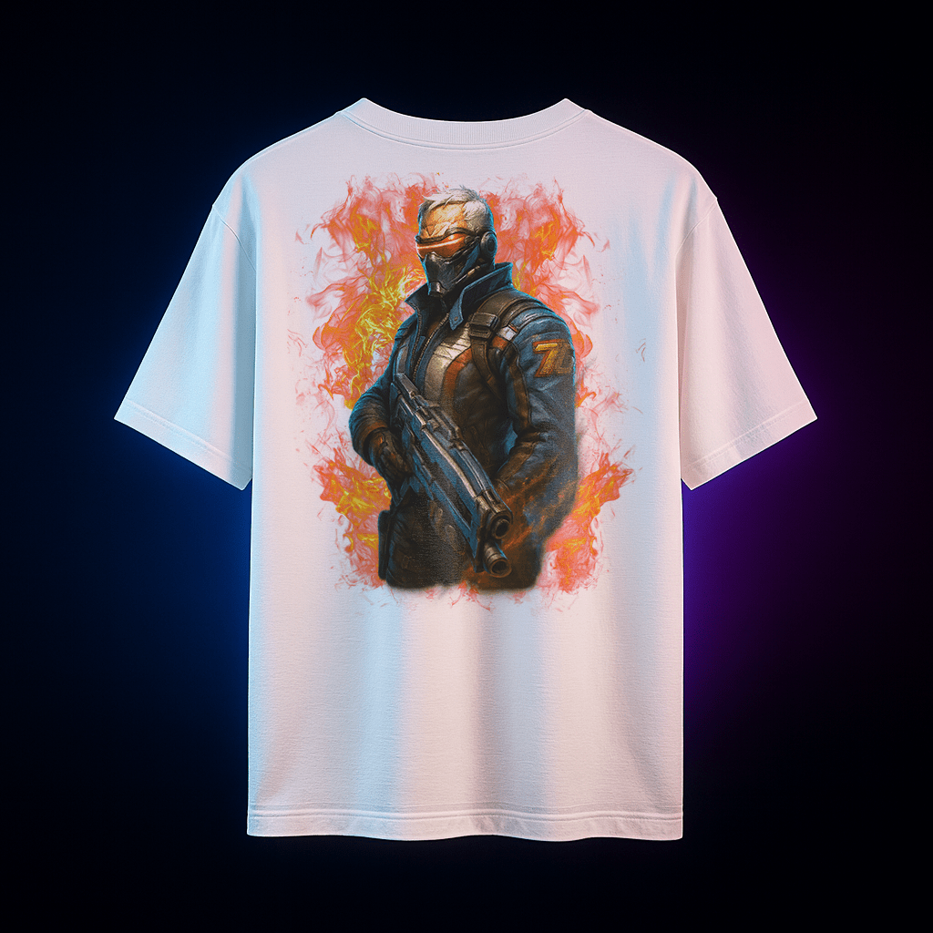 Soldier 76 Unisex Heavy Cotton Tee - essentiarealm
