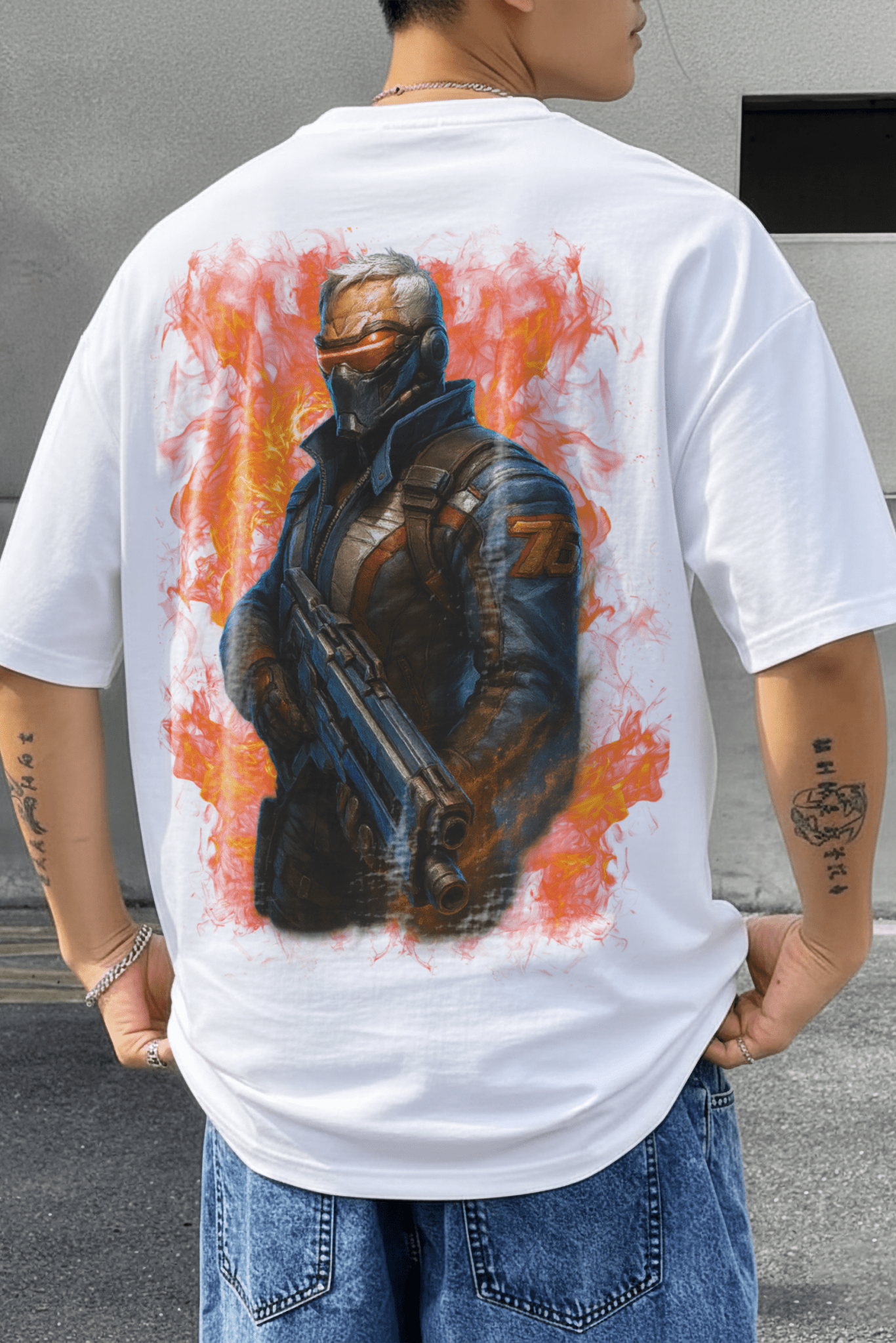 Soldier 76 Unisex Heavy Cotton Tee - essentiarealm