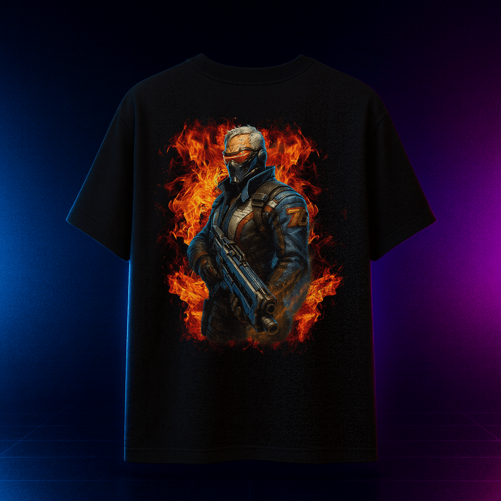 Soldier 76 Unisex Heavy Cotton Tee - essentiarealm