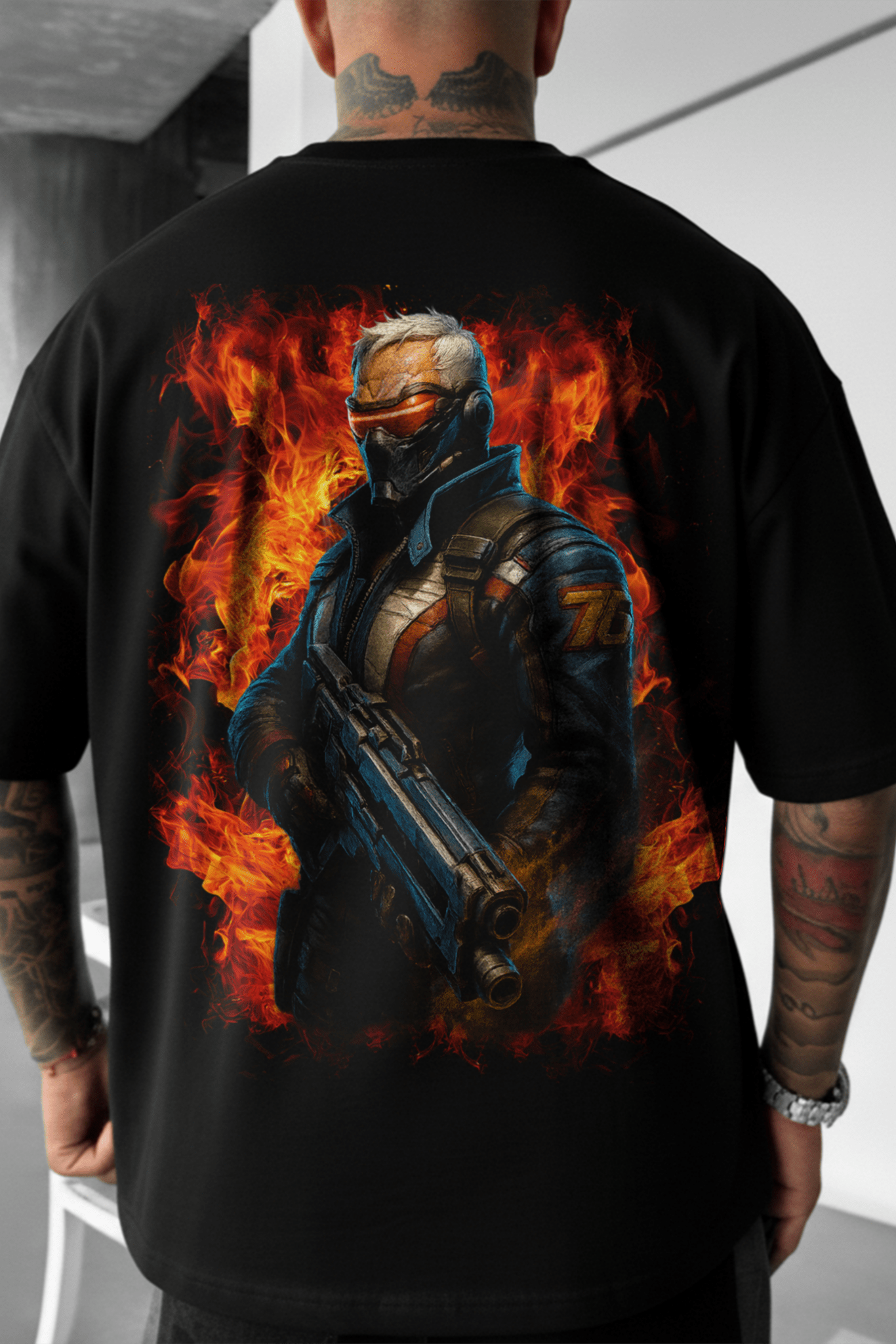 Soldier 76 Unisex Heavy Cotton Tee - essentiarealm