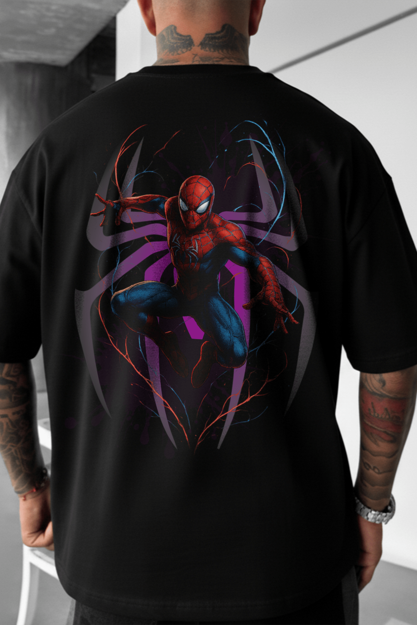 Spider man Unisex Heavy Cotton Tee - essentiarealm