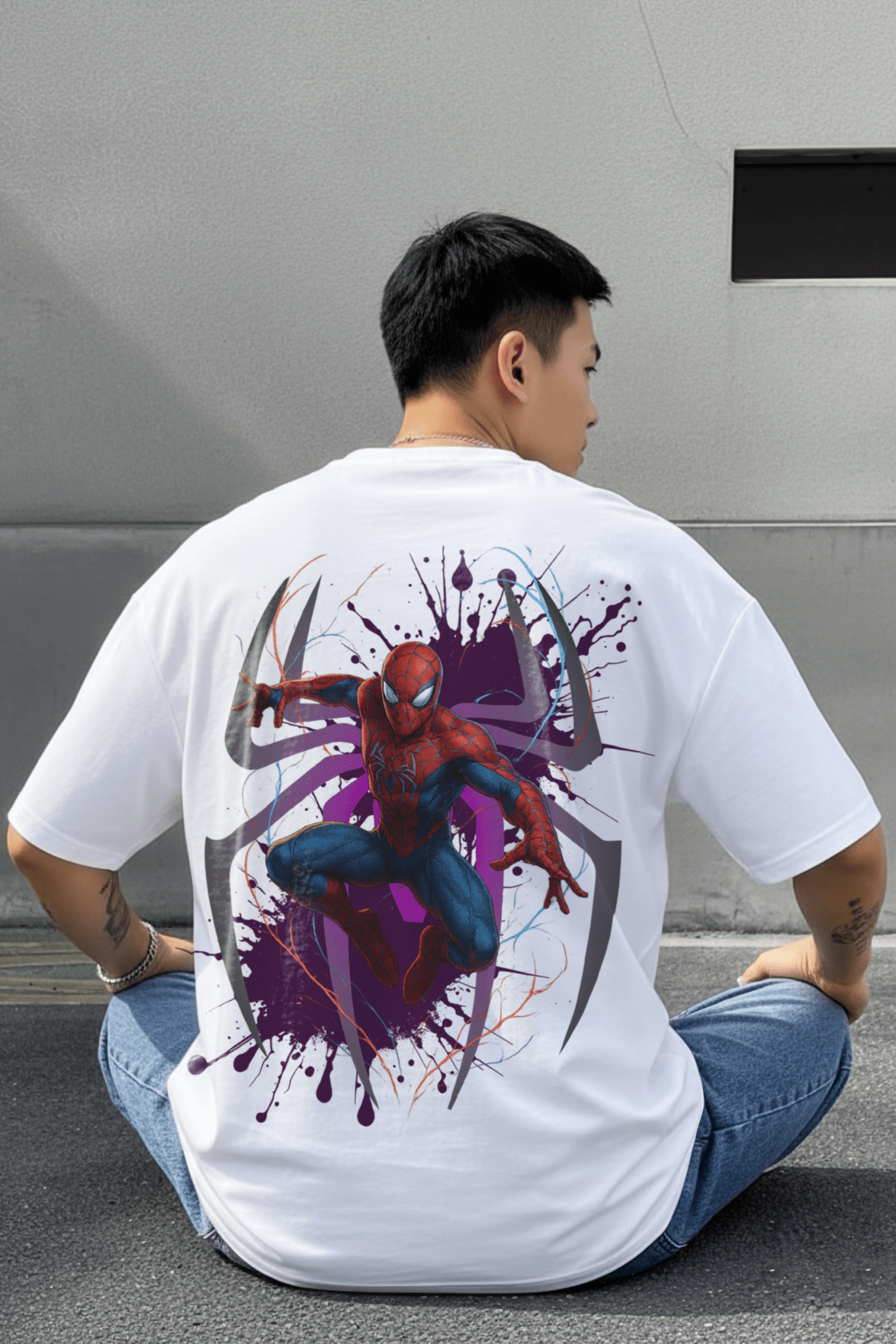 Spider man Unisex Heavy Cotton Tee - essentiarealm